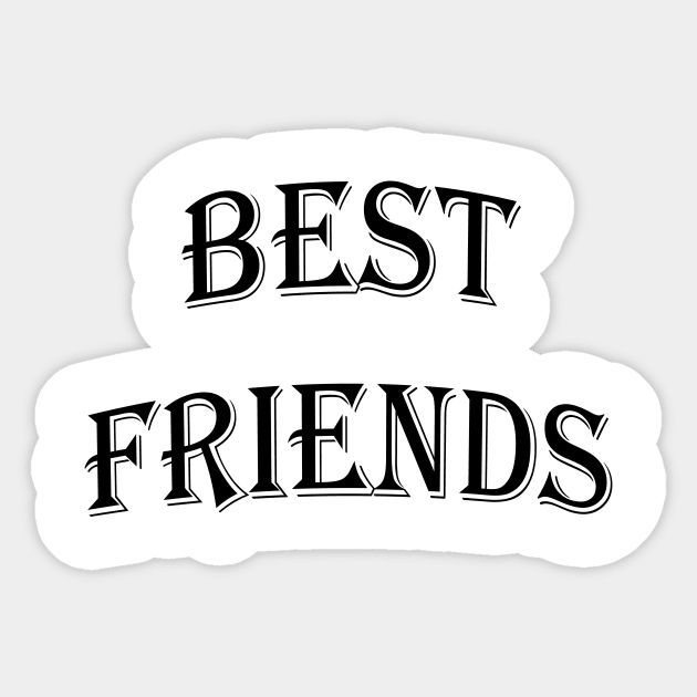 BEST FRIENDS Sticker by Mihajr